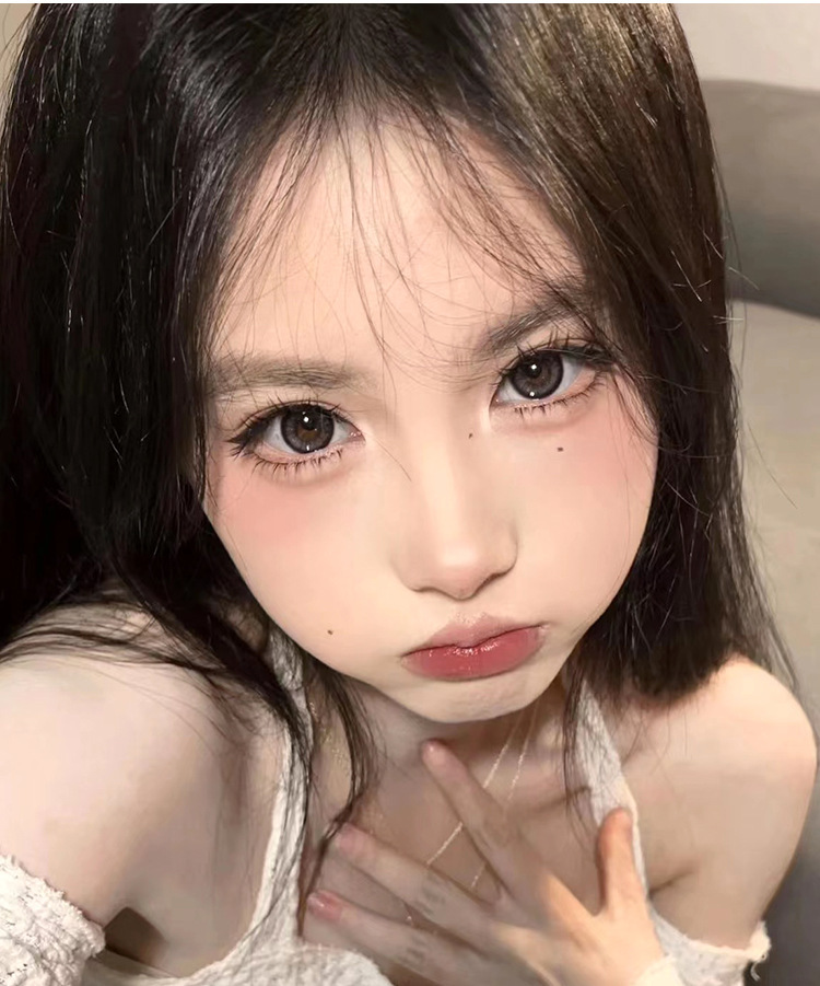 Mengjie Shangpin Little Flame Lower Eyelash Mom's Natural single cluster segmented daily transparent stem comic Barbie eyes undefined