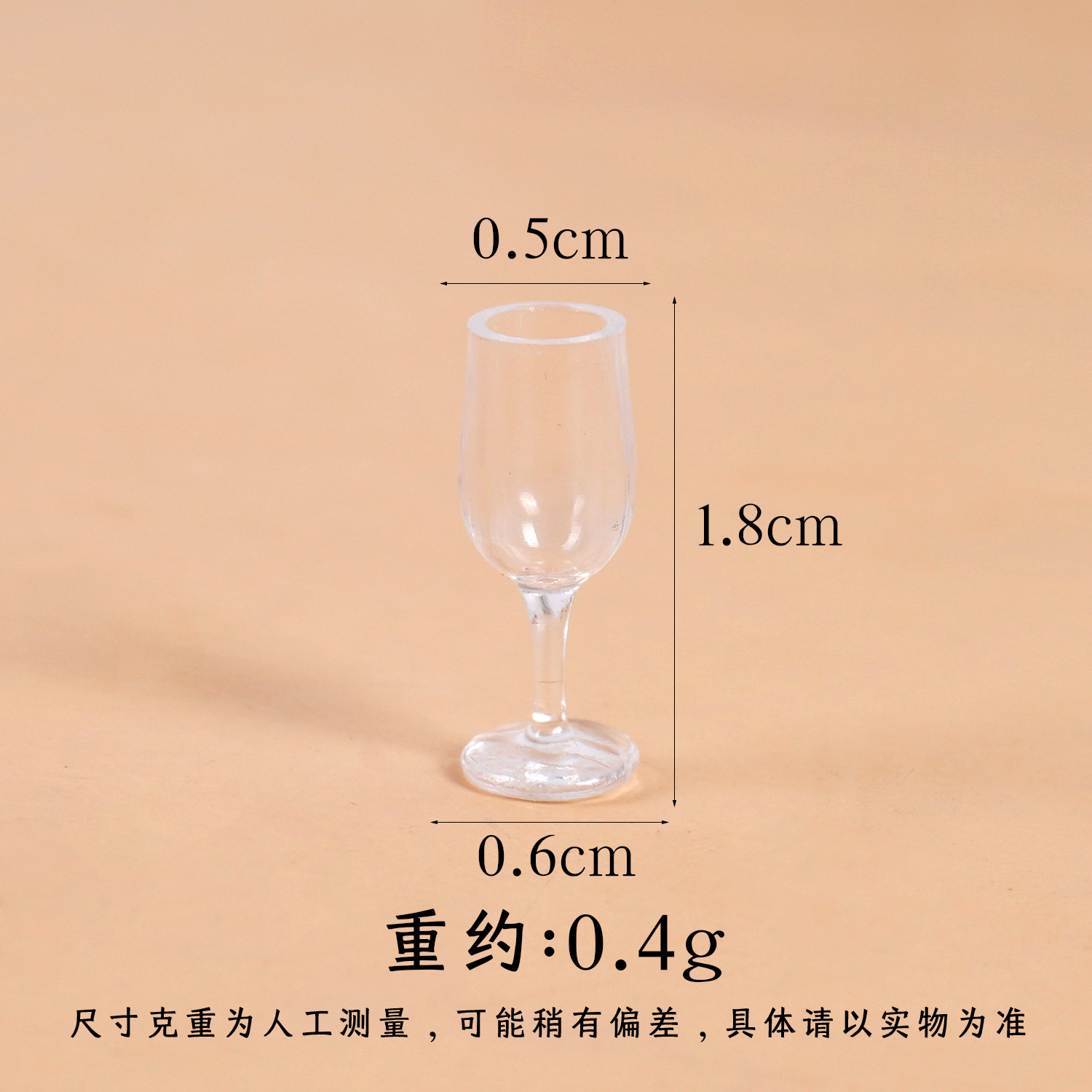 1: 12 Mini taza de vino tinto taza de agua taza de pie alto Dollhouse casa de muñecas comida en miniatura jugar juguetes de taza pequeña