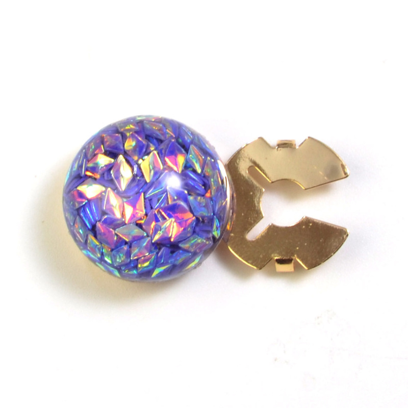 button cover彩色星空幻彩水波纹衬衣袖扣纽扣盖领扣钻饰扣纽扣套|undefined