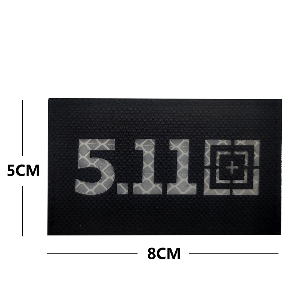 Travel retroreflective badge with velcro, patch
