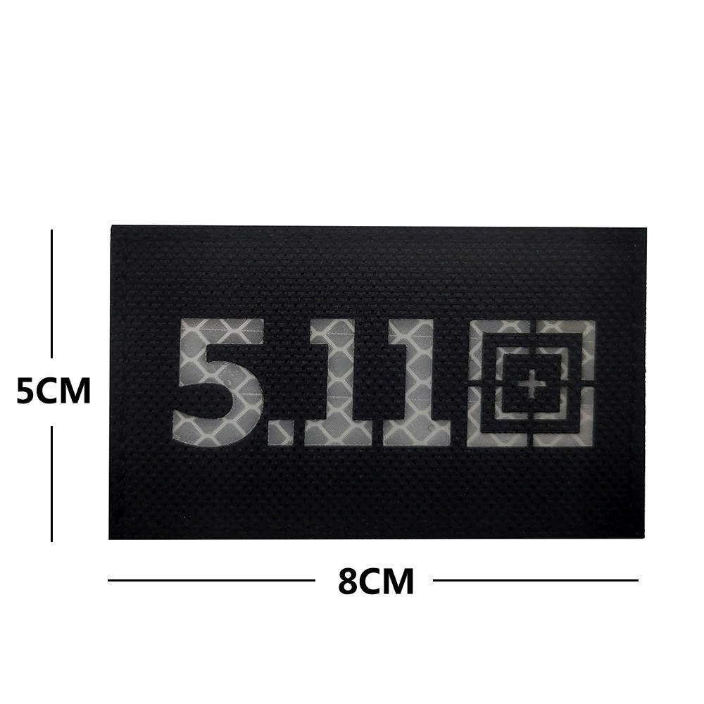 Travel retroreflective badge with velcro, patch