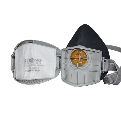 Protective Dust Mask for Industrial Use - Sichuang Silicone Rubber ST-AG Respirator with Airflow and Particle Protection