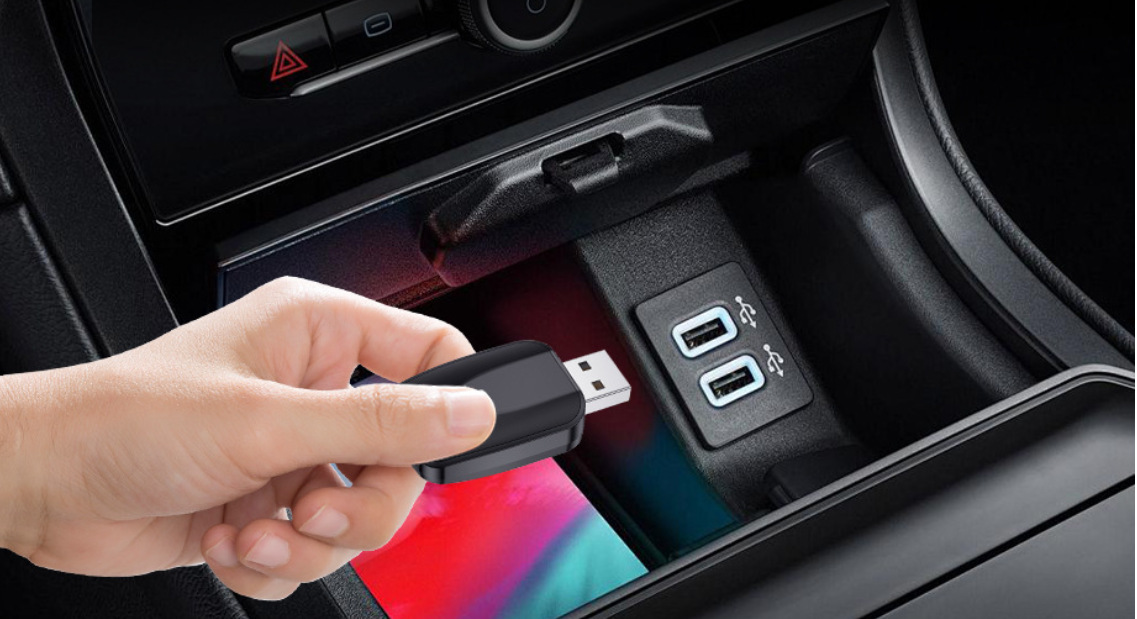 Original car wired to wireless CarPlay box Android smart car system connectivity Autocarplay