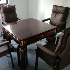 高端静音麻将机全自动餐桌两用家用棋牌麻将桌折叠过山车四口机麻