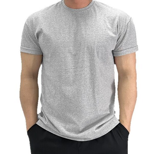 2025 New 230g Heavyweight Solana Crew Neck Men's Short-Sleeve Training Fitness Outdoor T-Shirt Slim Fit