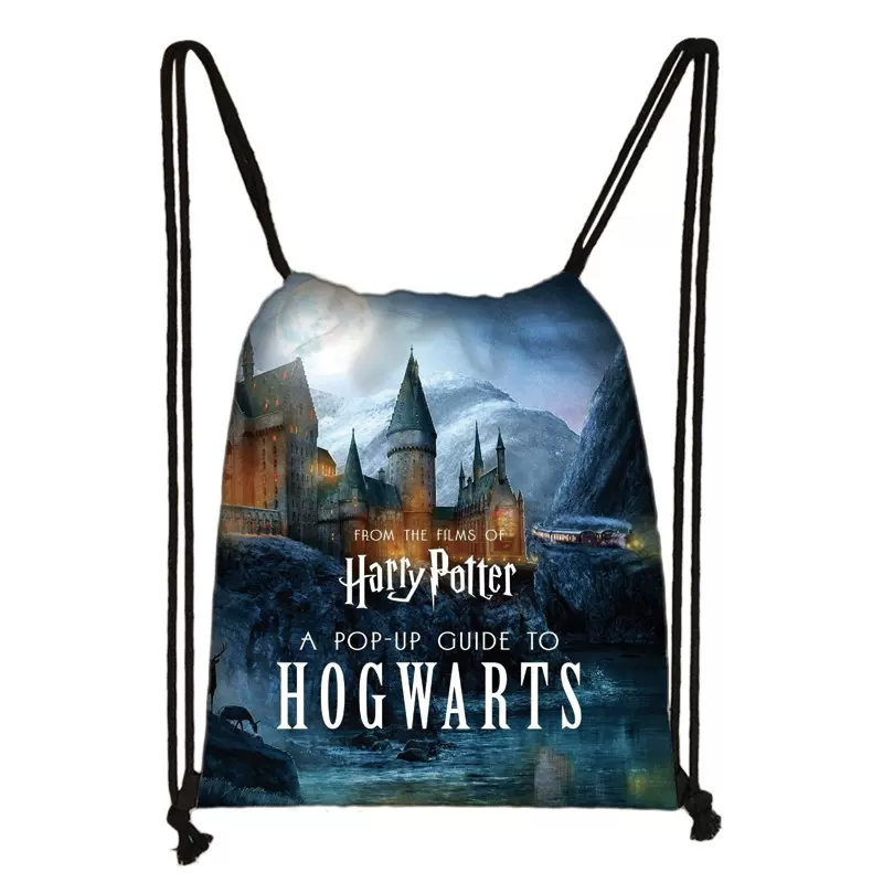 霍格沃茨之遗Hogwarts Legacy 束口袋大容量补习包外出便携抽绳袋
