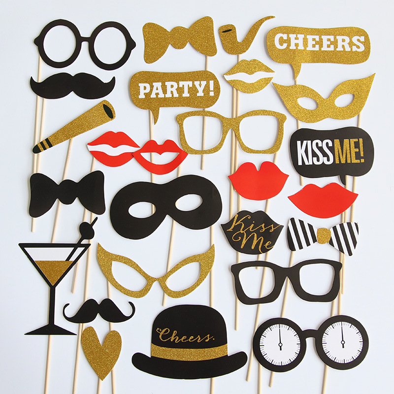 Foto de papel props Boda boda cumpleaños fiesta individual Halloween mano atmósfera decoración foto props