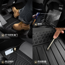 适用于斯巴鲁SubaruOutback傲虎专用脚垫后备箱垫TPE汽车脚垫舒适