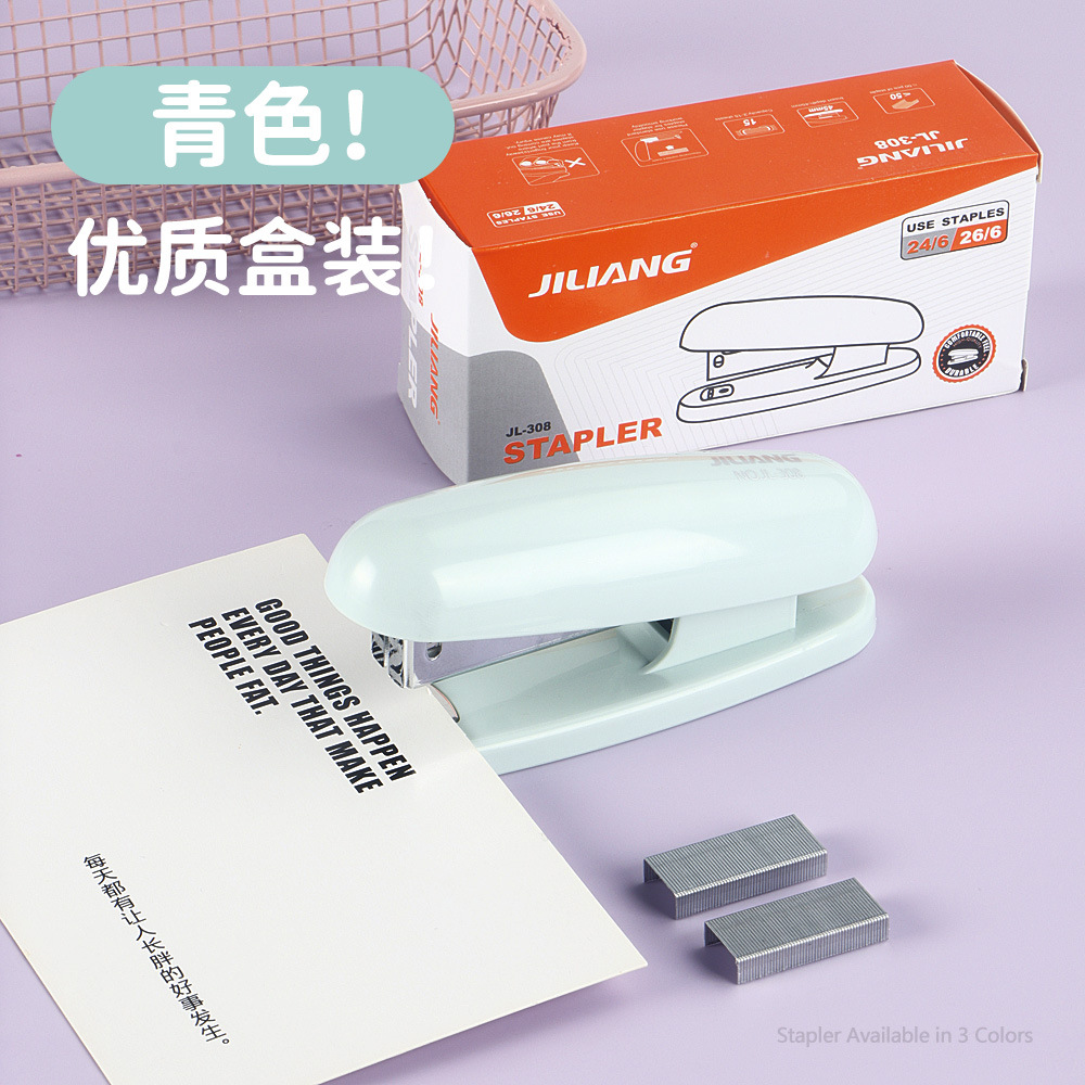 Mini grapadora de alto valor 12 # Grapadora antideslizante para oficina pequeña y mediana