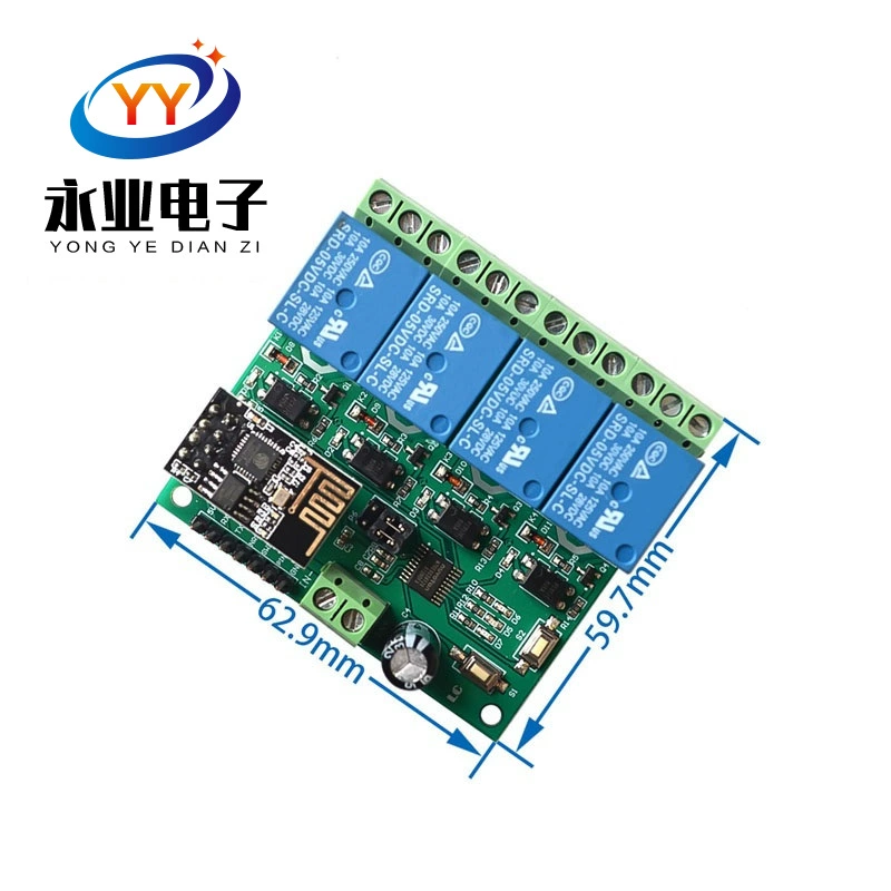 ESP8266 5V WIFI реле управление через интернет вещей Умный дом Приложение для мобильного телефона удалённый переключатель четыре канала