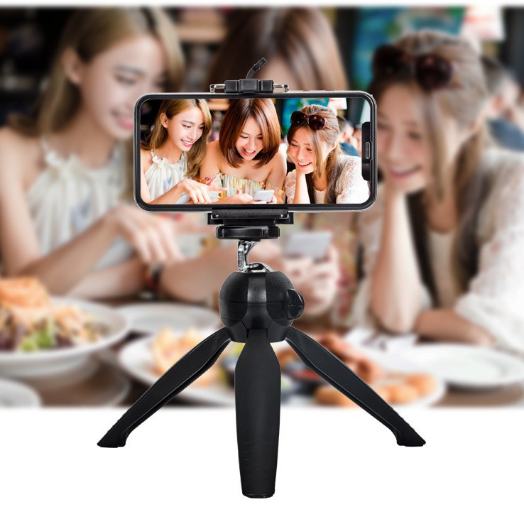 228 Tripod Mini Desktop Live Broadcast Stand Light Portable Camera Camera Tripod Mobile Phone Stand