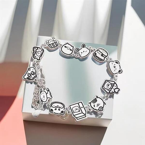 Cartoon bracelet hip-hop style
