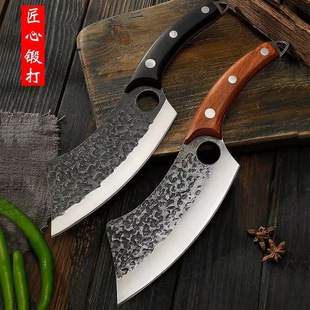 in stock month machete meat cutting fish cutting machete forging knife portable multi-purpose knife boning knife cattle and sheep slaughtering meat knife