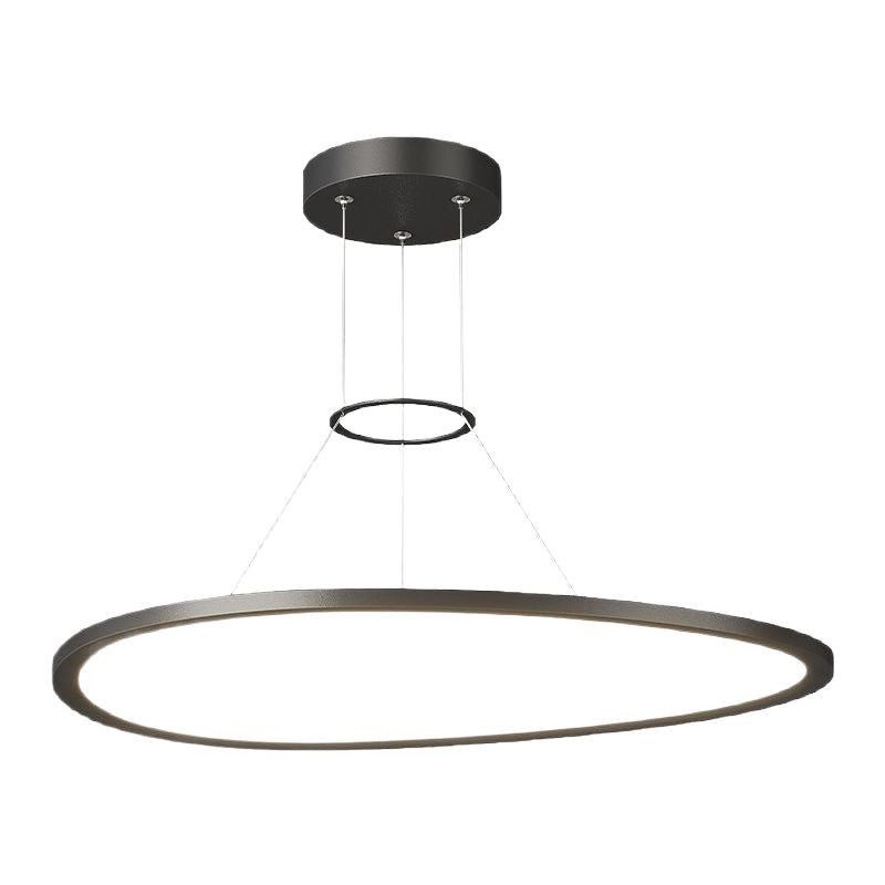 [Seleccionado cuidadosamente] Araña de comedor ultrafina minimalista, faro de sala de estar moderno simple, dormitorio de estudio, lámpara de protección ocular para el hogar