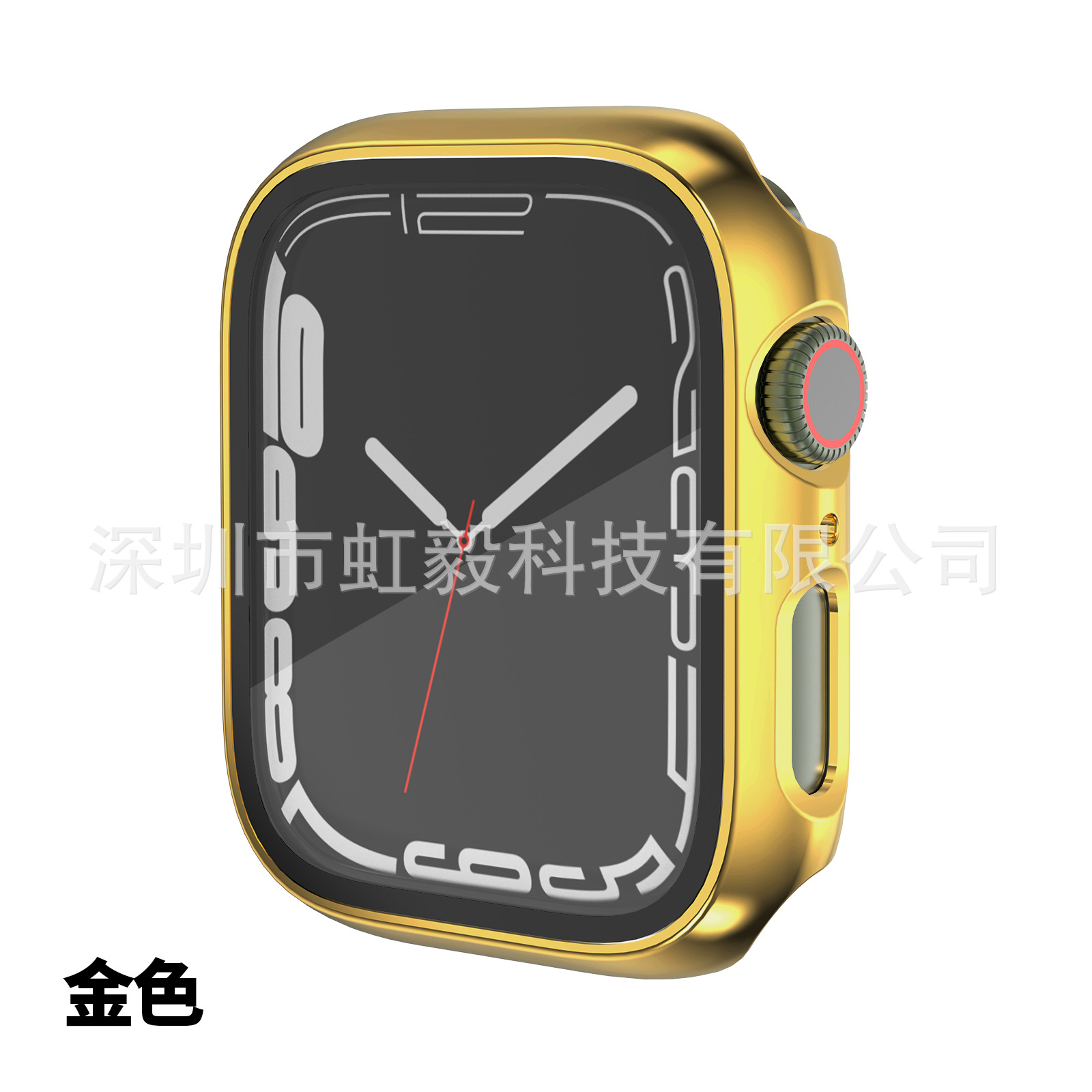 Cross-border exclusive iwatch Apple watch case SE-Series10 electroplated shell film integrated case undefined