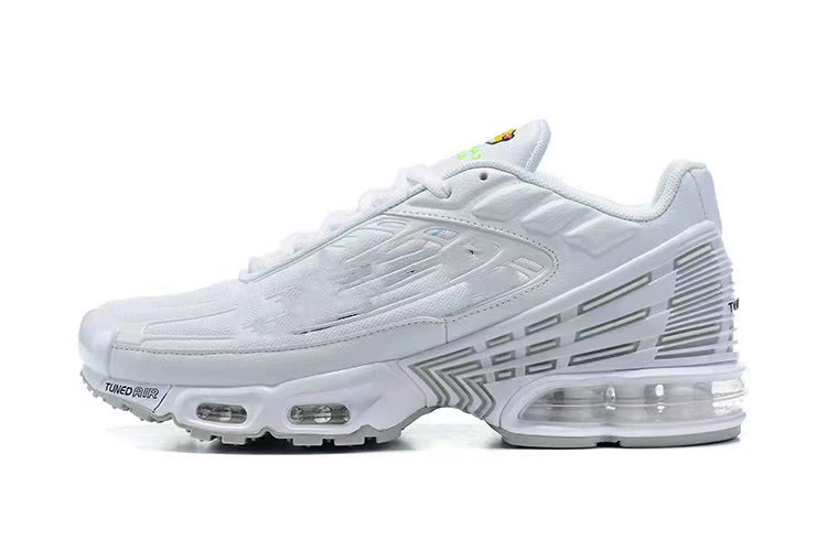 Кроссовки Putian Shoes 2102 Air Max Plus III мужские и женские, TN 3, двухцветная прострочка, воздушная амортизация для бега