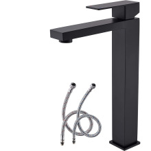 304方形水龙头台上盆加长出水嘴加高加长冷热混合艺术盆台盆龙头