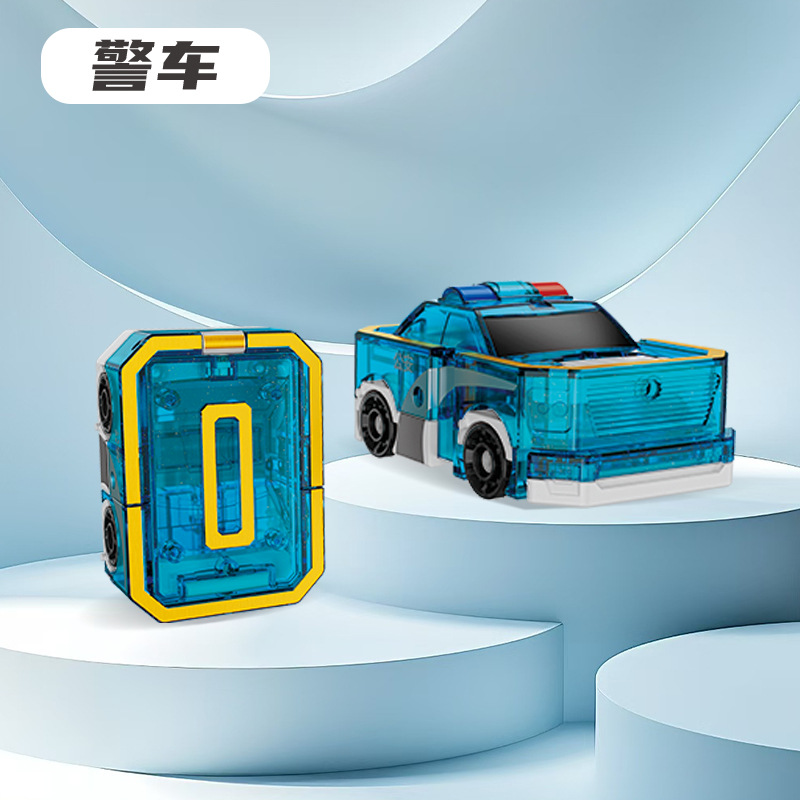Big digital police car