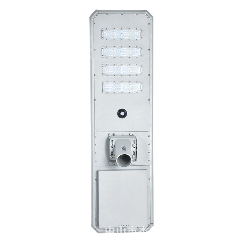 Lámpara Solar de Aluminio con Sensor de Movimiento, Lámpara de Jardín Integrada, Impermeable, 100w200w, Lámpara de Calle IP65