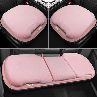 Fur fleece-lined Thickened Non-slip Tie-free Wool pad