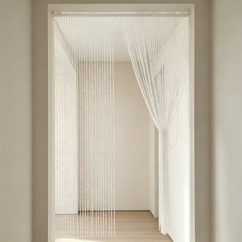 Light Luxury Glittering Acrylic Bead Curtain for Bedroom and Dressing Room, Home Entryway and Corridor Decorative Bead Curtain