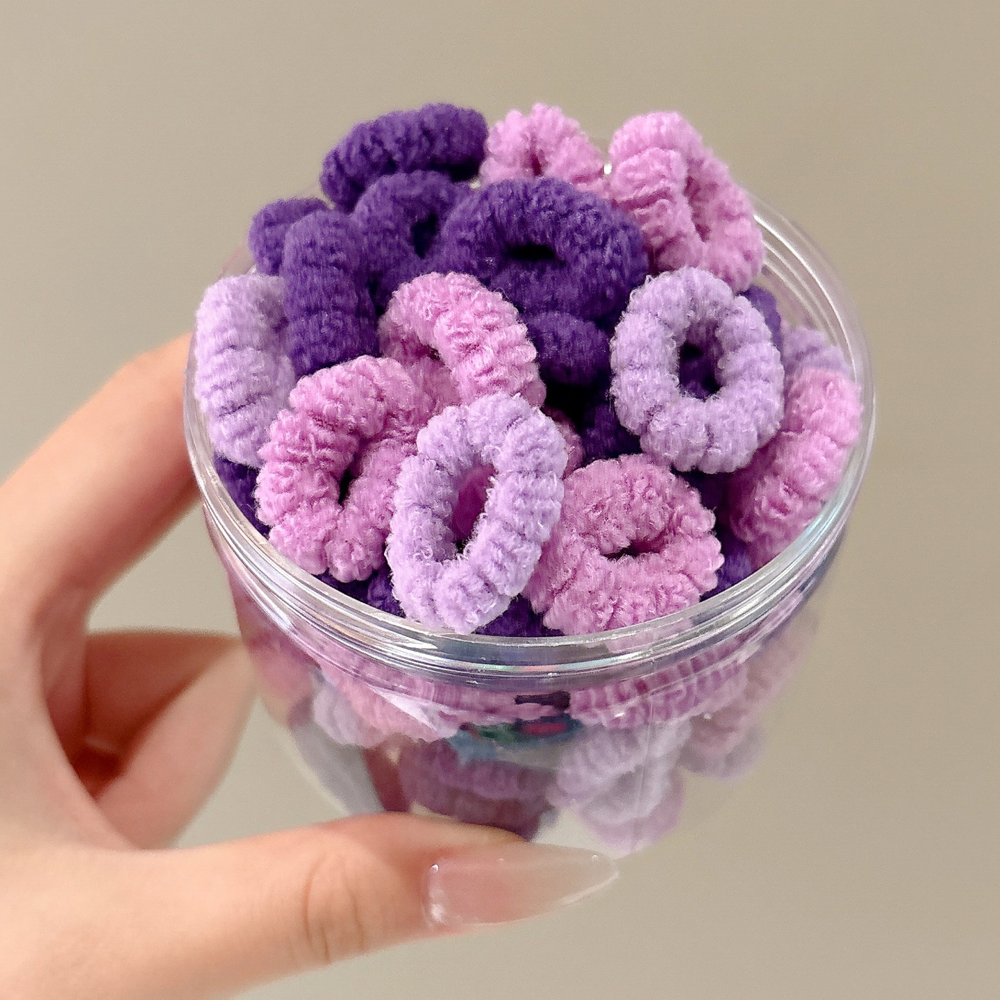 Anillo para el cabello de los niños, banda de goma de alta elasticidad, cabello trenzado, no daña el cabello, cuerda para atar al bebé, red neta 2025 nueva funda de cuero de cuerda para el cabello