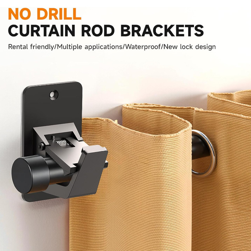 Amazon Long Stick Hanging Clip Curtain Rod Hanger Shower Curtain Rod Hanging Clip Sundry Small Hook Towel Rod Hanger