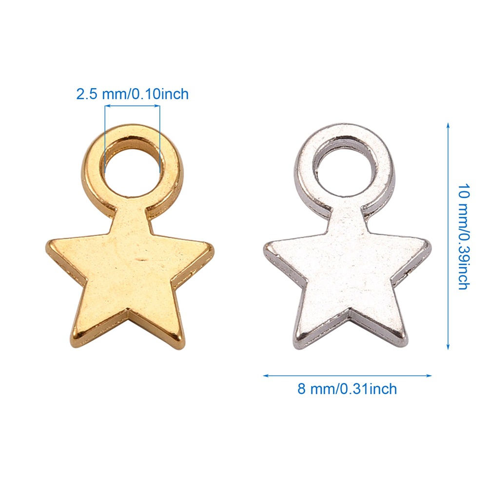 1 Set Simple Style Star Alloy Plating Jewelry Accessories display picture 6