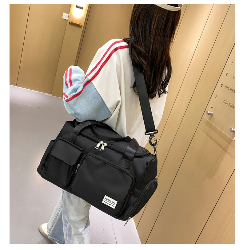 Unisex Basic Vacation Solid Color Oxford Cloth Travel Bags display picture 4