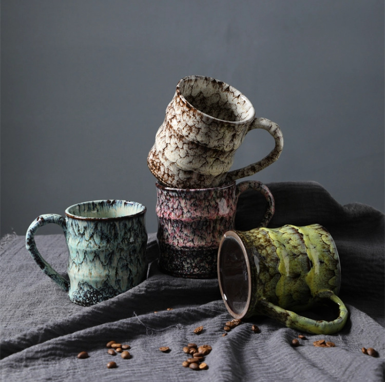 Ceramic Coffee Mug Nordic Creative Style Large Capacity Cup_voghion.com