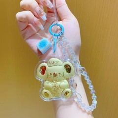 足金999小考拉黄金手机挂件钥匙扣卡通手机包包挂件水贝直播爆款