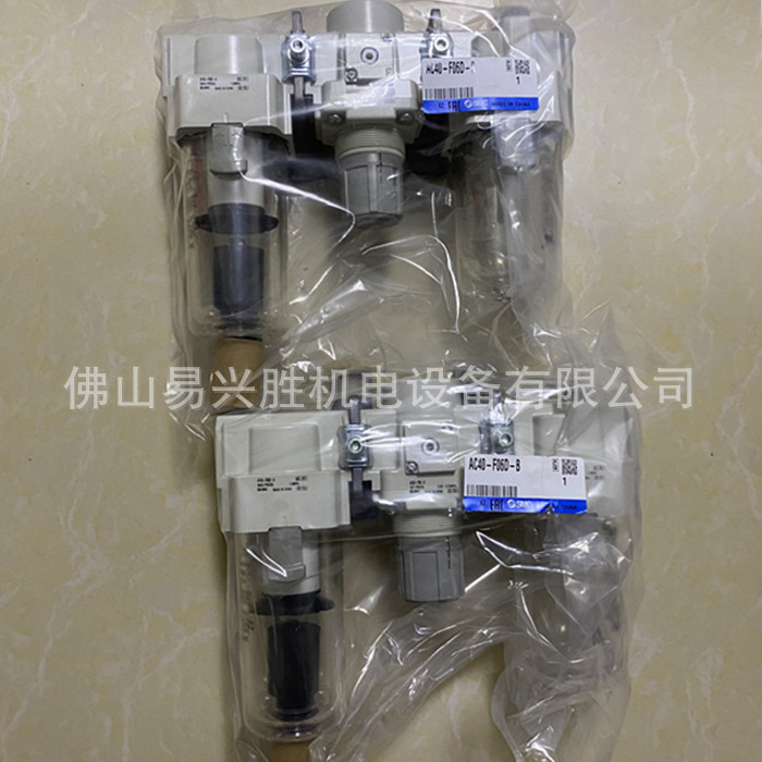 SMC气源处理三联件AC40-F06D-B过滤器带自动排水0.05～0.85MPa