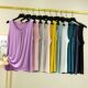 Loose Modal Vest Women's Summer Large Size Chubby Girls Inner Wearing Outer Wearing Sleeveless T-Shirt Home Top Thin Base Shirt