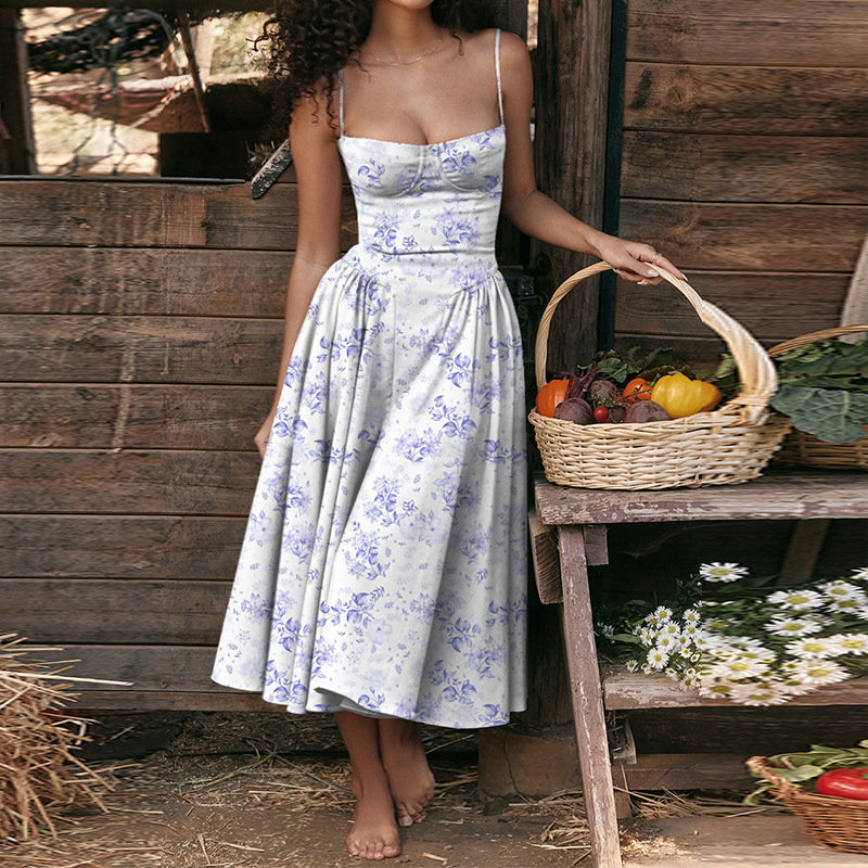 X24128-보라색 꽃무늬