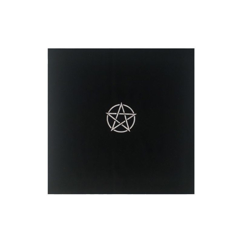 Spot tarot pentagrama negro púrpura franela mantel tapete tarjeta Carlo juego de mesa