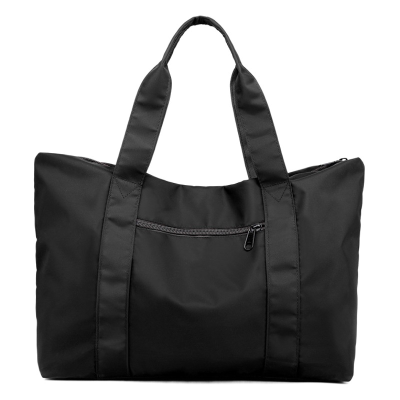 Moda nuevo japonés y coreano simple color sólido bolso de hombro portátil nylon impermeable bolsa de viaje bolsa de fitness bolsa de almacenamiento de la momia