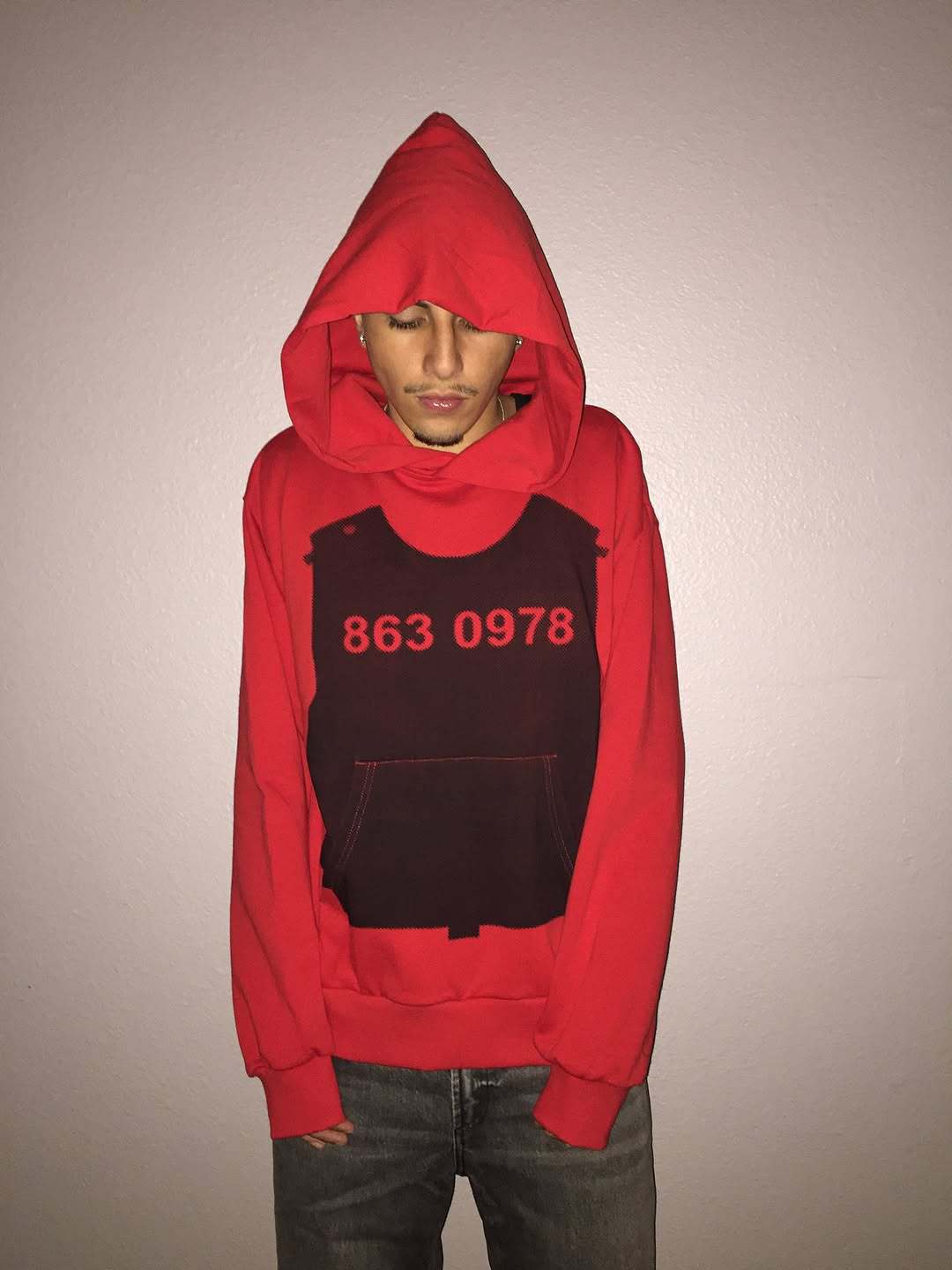 Men's Retro Hoodie With Graphic Print Long Sleeve Pullover_voghion.com