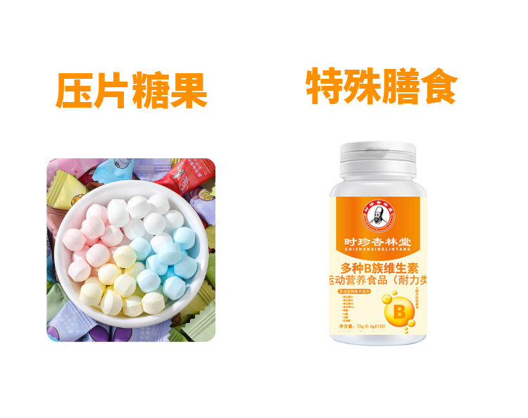 B-Complex Vitamin Tablets (多种B族维生素) — Sports Nutrition Supplement, 72g Bottle specifications