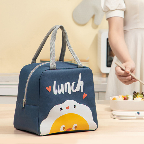 Portable lunch box thermal bag cartoon cute thermal bag large capacity portable bag picnic bag thermal lunch box bag
