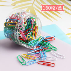 Anti-rust metal colored binder clip bucket creative bookmark office supplies cartoon binder clip 28mm