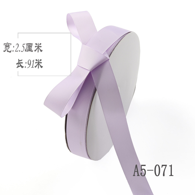 2,5 cm de alta densidad costilla cinta ramo de seda fruta caja de regalo embalaje color Ropa Accesorios hilo de unión cinta