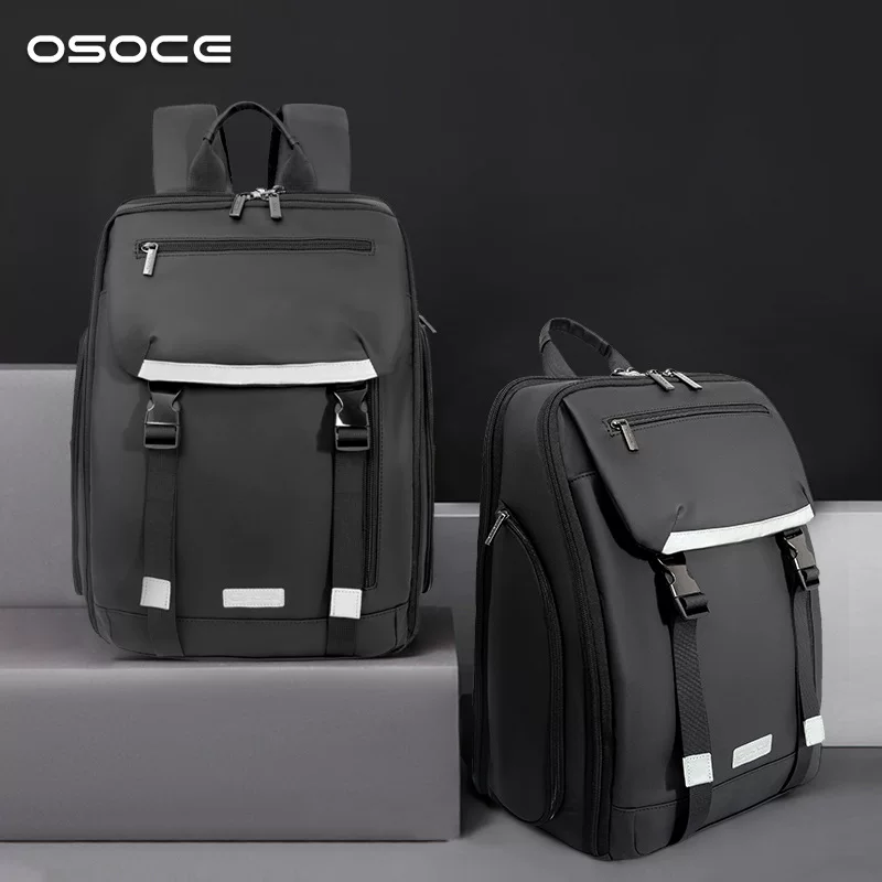 Рюкзак OSOCE для мужчин, просторная сумка для учеников начальной школы, ноутбук для отдыха, бизнес-версия