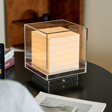 ANDAZ酒店季裕棠设计师客厅书房咖啡厅日式茶台卧室床头充电台灯