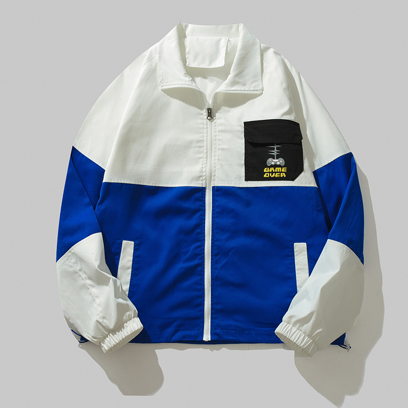 2024 otoño nueva chaqueta de hombre de tamaño grande estudiantes de moda casual versátil gordo aumento de peso cardigan chaqueta para hombres