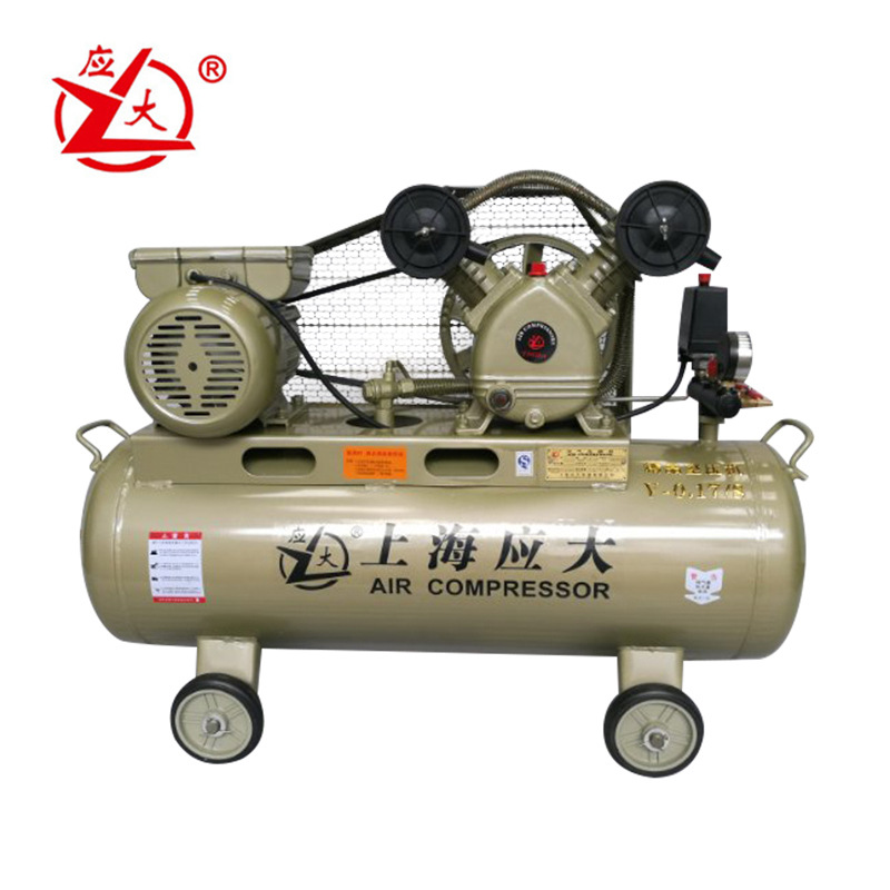 木工喷漆活塞式移动空压机高压打气泵KW工业气泵皮带式空气压缩机