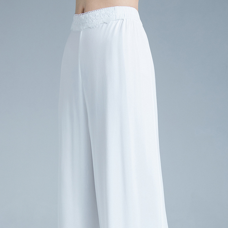 2026 Heavyweight Silk Trousers, Mulberry Silk Straight Wide-Leg Pants, Silk Women's Pants, Summer Large Size Loose Fit, Shenzhen Drape Effect 2026 Heavyweight Silk Trousers, Mulberry Silk Straight Wide-Leg Pants, Silk Women's Pants, Summer Large Size Loose Fit, Shenzhen Drape Effect