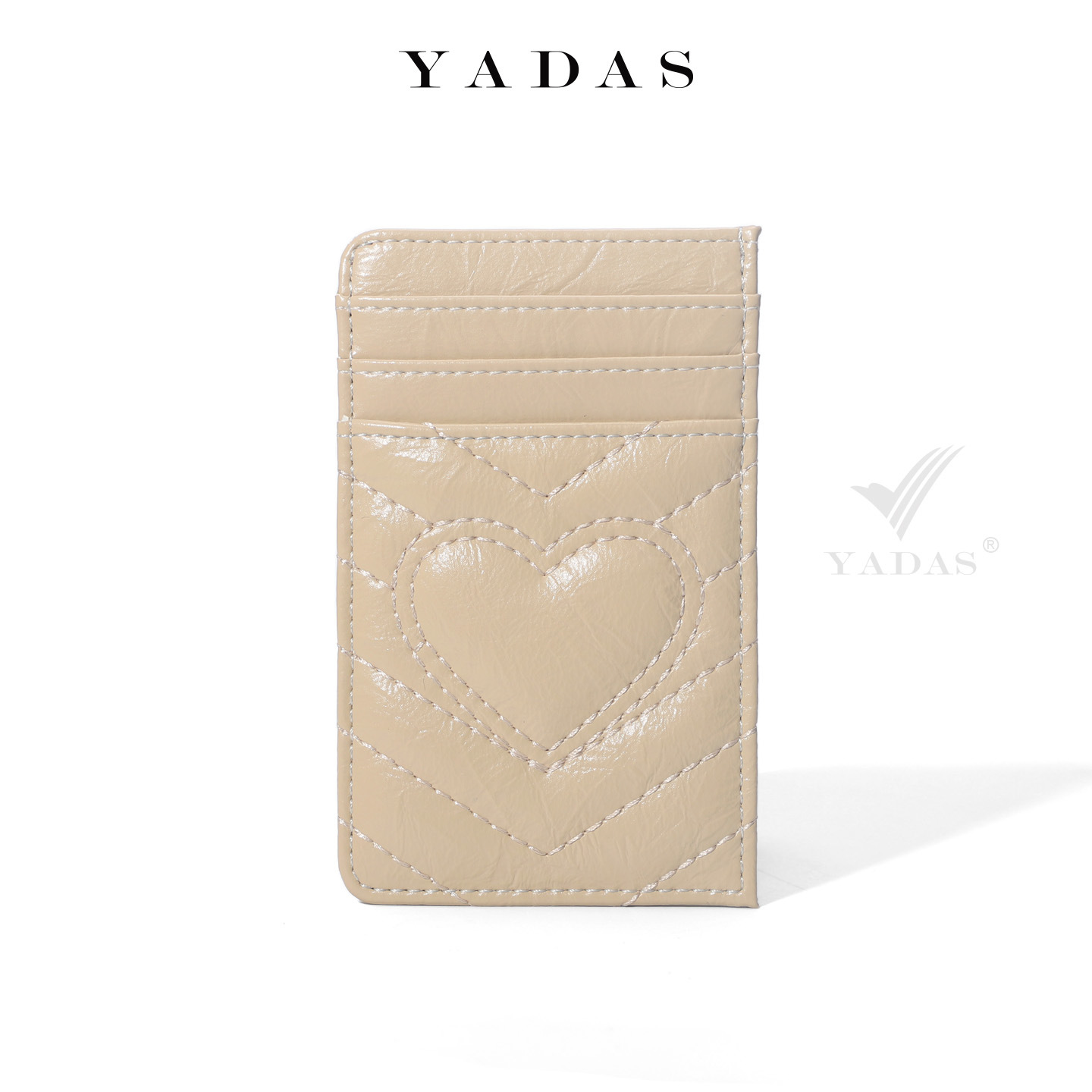 Bolsa de tarjetas bancarias de amor, nueva bolsa de mano PU, bolsa coreana, bolsa de tarjetas de almacenamiento multi-tarjeta ligera