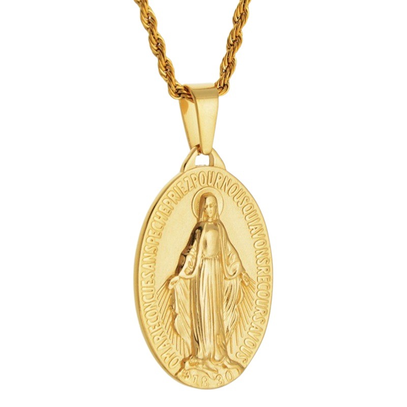 Amazon suministro transfronterizo personalidad moda hip hop titanio acero joyería COLLAR COLGANTE accesorios al por mayor de Europa y América