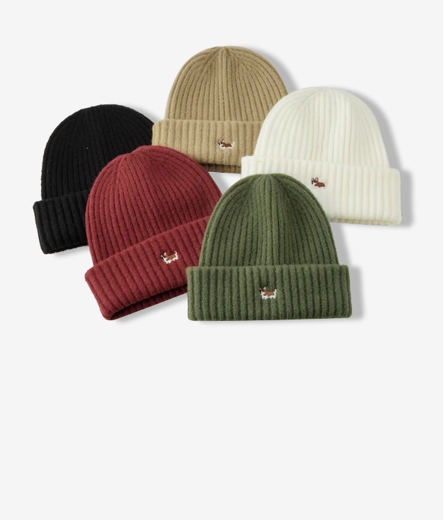 Unisex Cute IG Style Animal Solid Color Eaveless Wool cap glittered display picture 2