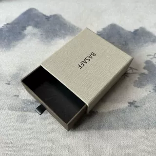 首饰盒简约抽拉盒定制小批量抽屉硬盒戒指吊坠饰品包装盒可印logo